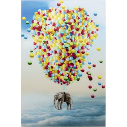 Wandfoto Balloon Elephant 100x150cm