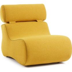 Kave Home - Club fauteuil mosterdgeel