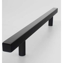 Deurgreep Krystle - zwart - 160 mm - Industrieel - Handgreep - Kastgreep - Ladegreep