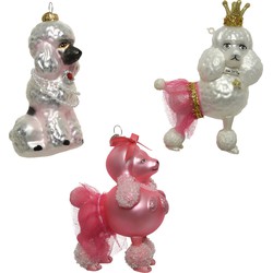 hond glas L6.70b9.40h13 cm a3 kerst