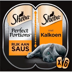 Natvoer voor volwassen katten 3x(2x37.5g) multipack SHEBA