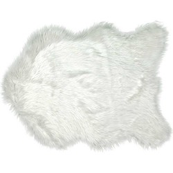 Unique Living | Floormat fake fur 60x90cm white