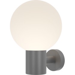 Maytoni Outdoor - Wandlamp Bold - Grijs - Ø20