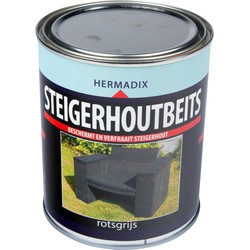 Steigerh.beits rots grijs 750 ml