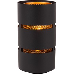 Rossy tafellamp Ø 16 cm 1xE27 zwart en goud