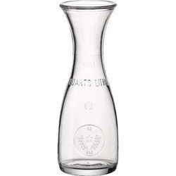 Pasabache water karaffen van 0.25 liter - 3x - glas - transparant - Sapkan - Karaffen
