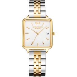 LW Collection SJ WATCHES Victoria horloge dames Zilver/Goud