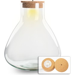 URBANJNGL - Terrarium met kurk - Sam XL - Gesloten terrarium ↑ 35 cm