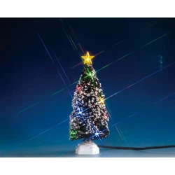 Evergreen tree with 12 multi light b/o 4.5v