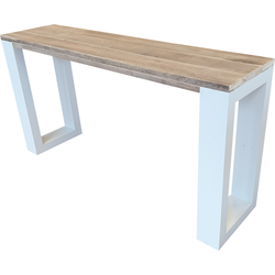 Wood4you - Side table enkel steigerhout