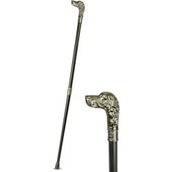 AN ALUMINIUM WALKING STICK