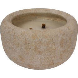 PTMD Gabor Brown Cement Outdoor Candle L
