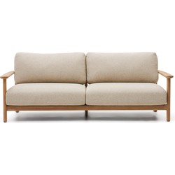 Kave Home - 3-zitsbank Tirant van FSC 100% massief teakhout 212 cm