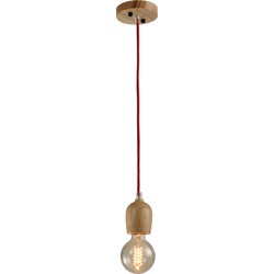 QUVIO Hanglamp hout - QUV5043L-WOOD