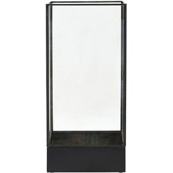 House Doctor Vitrinekast Plant antiek zwart 45cm