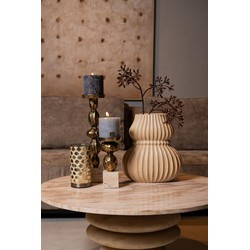 PTMD Salontafel Callain - 90x90x40 cm - Hout - Naturel