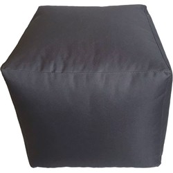 SVJ Poef Vierkant - 45 x 45 x 45 cm - Nylon - Grijs