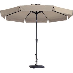 Stokparasol flores luxe 300 cm ecru grade 6 zonwering