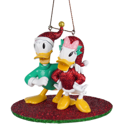 Ornament plastic donald daisy l8cm