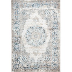 Paris Vintage Blauw vloerkleed - Medaillon - 200 X 290 CM