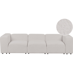 Beliani FALSTERBO - Modulaire Sofa-Grijs-Bouclé