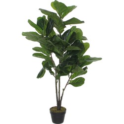 Mica Decorations Ficus Lyrata Kunstplant - H120 x Ø60 cm - Groen