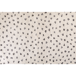 Beliani AFIS - Laagpolig-Beige-Katoen