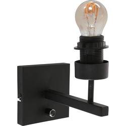 Steinhauer wandlamp Stang - zwart - metaal - 3085ZW