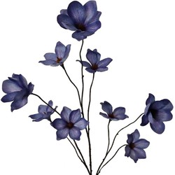 Kunstbloem Wild magnolia spray Salla blue 127 cm - Buitengewoon de Boet