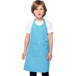 Basic keukenschort blauw voor kinderen - Keukenschorten
