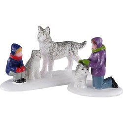 Future sled dogs, set of 2