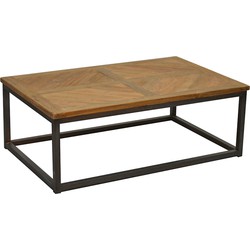 D - Livingfurn - Salontafel Lou - 70x110x40cm - Teakhout