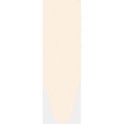 Strijkplankhoes B, 124x38 cm, 8 mm foam - Ecru