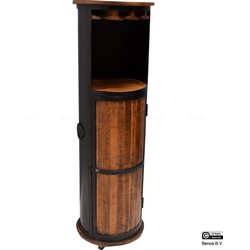 Benoa Wine Cabinet Black 45