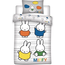 Miffy Baby Dekbedovertrek Nijntje - 100 x 135 cm - Katoen