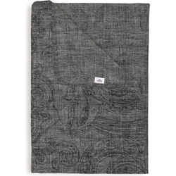 Zo Home Sprei Paisley di Lino - Dark grey 180x260cm