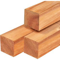 Paal Red Class Wood 12,0x12,0x300 cm Tuindeco