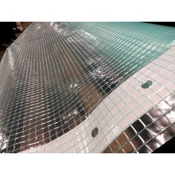 Verstärkte Kunststofffolie groen transparent Gewächshaus 2m breit Preis pro laufendem Meter - Warentuin Mix
