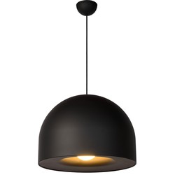 Norah zwarte hanglamp pendel E27 diameter 50 cm