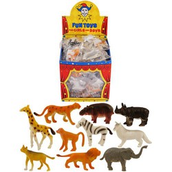 Uitdeelcadeautjes - Grabbelton Jungle Dieren in Traktatiebox (84 Stuks)