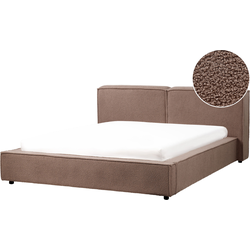 LINARDS - Waterbed - Bruin - 160 x 200 cm - Bouclé