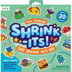 Ooly Ooly - Shrink-Its! D.I.Y. Shrink Art Kit - Fun Friends
