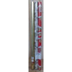 Kerstpapier rol