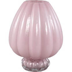 PTMD Vaas Syamer 1 - 21x21x27 cm - Glas - Roze