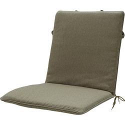 Madison - Stapelstoelkussen 97x49 - Taupe - Beige Recycled Canvas