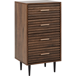 Beliani KEITH - Commode-Donkere houtkleur-MDF