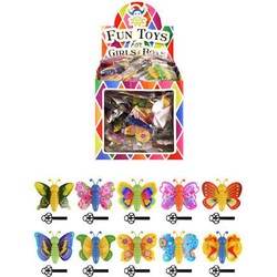 60 Stuks - Wegschiet Vlinders - In Traktatiebox - Uitdeelcadeautjes - Vlinder - Traktatie voor kinderen - Jongens - Meisjes