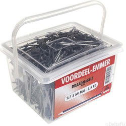 Emmer draadnagel 2,7x55mm 1,5kg
