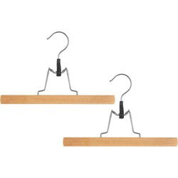5Five Kledinghangers - voor broeken - 6x stuks - 25 x 16 cm - Kledinghangers