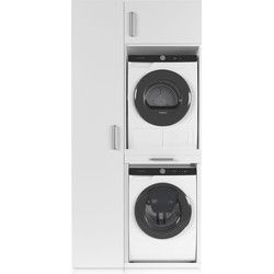 Wasophoogte Wasmachine Kast Rome – Pure Wit